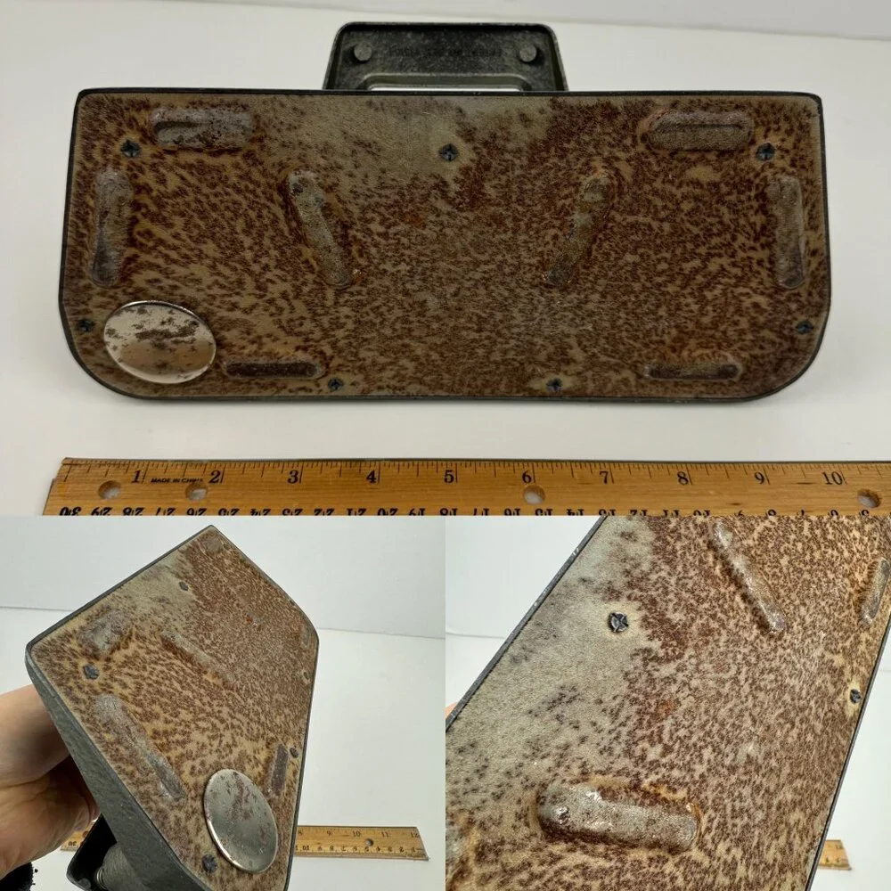 Vintage Retro Apsco Heavy Duty Paper 3 Hole Punch Silver Gray Color Office Tool‎